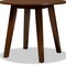 Baxton Studio Ela Walnut Brown Finished 35-Inch-Wide Round Wood Dining Table 169-10895 - alternate 2
